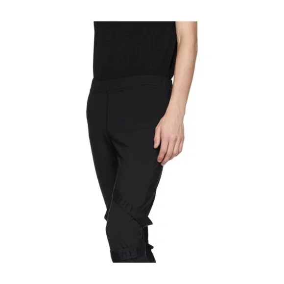 Burberry Black Bondage Strap Leggings